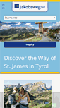 Mobile Screenshot of jakobsweg-tirol.net