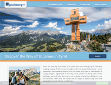 Tablet Screenshot of jakobsweg-tirol.net